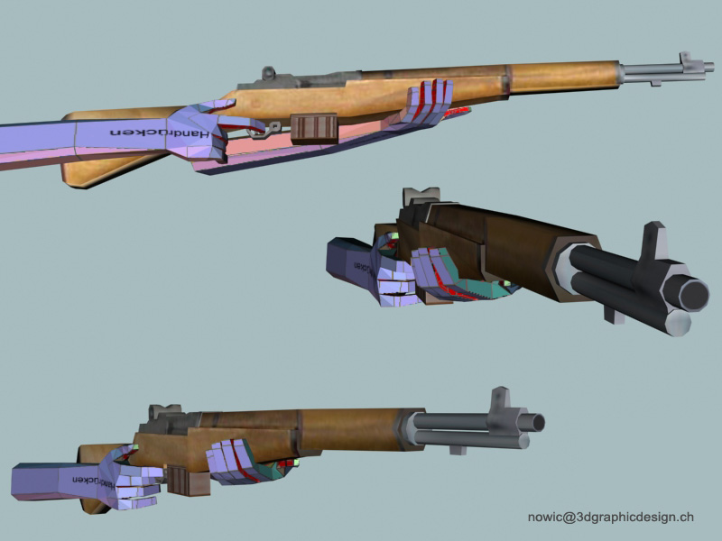 M1 Rifle, Three Views