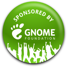 Sponsored by Gnome Logo