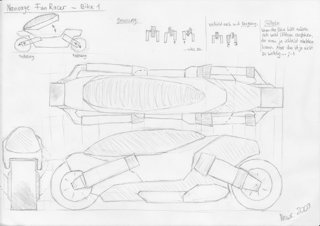Fun Racer Bike Sketch