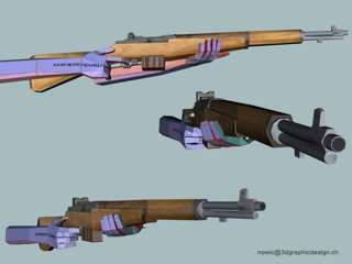 M1 Rifle, Three Views